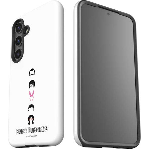 Bobs Burgers Silhouette Galaxy S24 Plus Impact Case